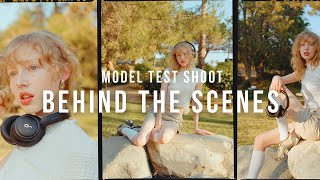 Behind the Scenes Model Test Photoshoot in LA | Kodak Gold 200 + Fuji X-H2 + Instax Wide