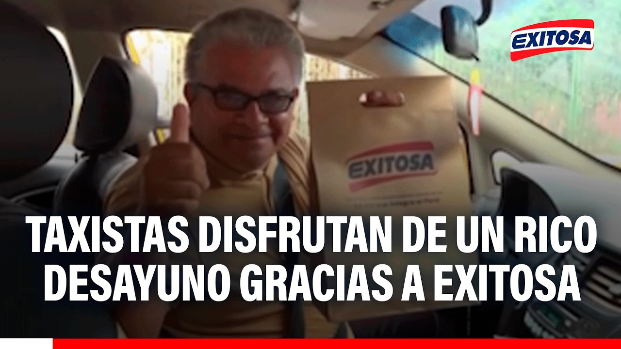 🔴🔵 Exitosa premia tu fiel sintonía con un delicioso desayuno al volante