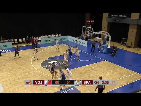 Almir Hasandić makes two KEY 3-pointers for Spars Ilidža (Vojvodina - Spars Ilidža, 18.12.2021)