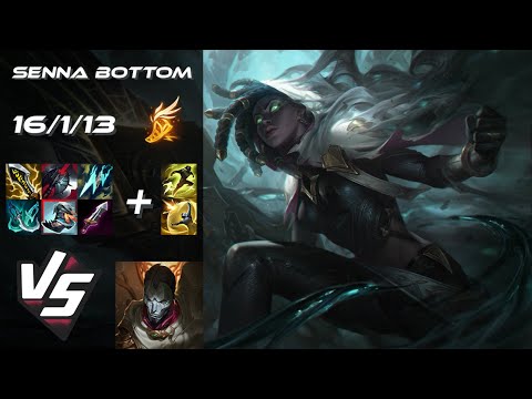BOTTOM Senna vs Jhin - EU Grandmaster Patch 25.S2.3