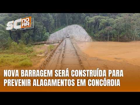 Nova barragem de contenção será construída no Rio dos Queimados, em Concórdia