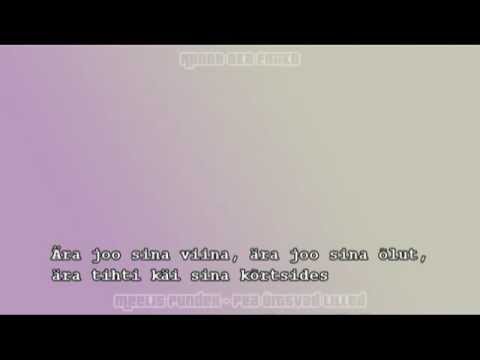 Meelis Punder - Pea õitsvad lilled (laulusõnadega/HQ heli)