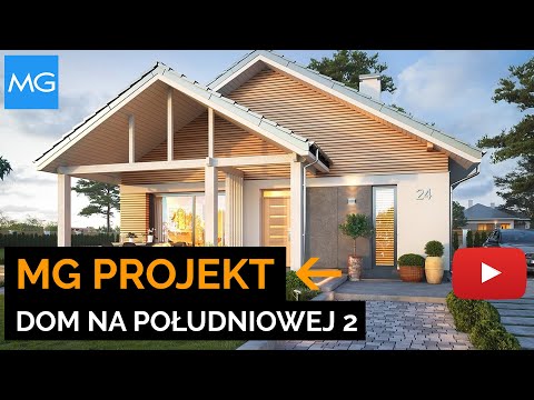 Projekt domu Dom na Południowej 2 MG Projekt - 116,94 m2 - koszt budowy 211 tys. zł