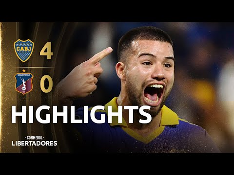 Gols e lances de Boca Juniors x Monagas