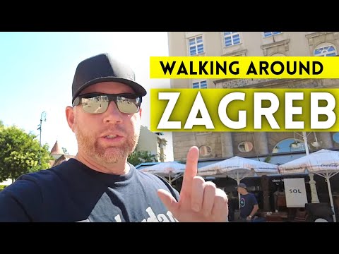 Excursão de viagem pela Croácia em Zagreb 2023 4K