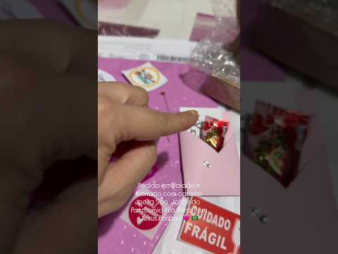 Pedido embalado e enviado com carinho para São  Jorge do Patrocínio Vila Rural Bom Jesus Paraná 🩷
