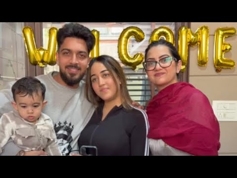 SIMRAN HOYI EMOTIONAL REHMAT NU MIL K 🥹 | SIMRAN AYI INDIA 😍❤️ | MR MRS NARULA 