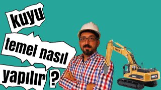 Kuyu temel yapıyoruz.Kuyu  Temel neden yapılır?