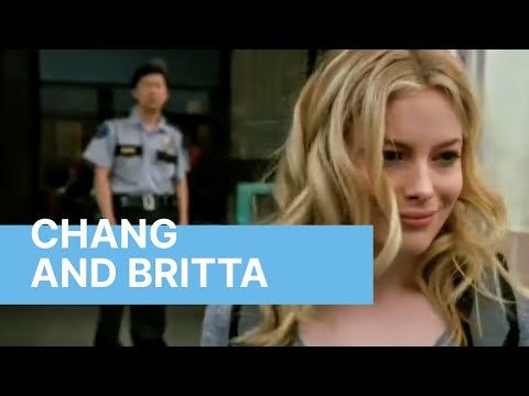 Chang and Britta a weird love story | Community