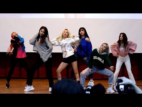200215 EVERGLOW (에버글로우) DUN DUN (던던) 사복 무대 "국제청소년수련관 팬사인회" 직캠 fancam