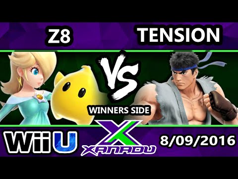 S@X 162 - Z8 (Rosalina) Vs. Tension (Fox, Ryu) SSB4 Tournament - Smash Wii U - Smash 4