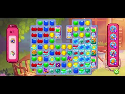 Homescapes level 12905 - no booster gameplay