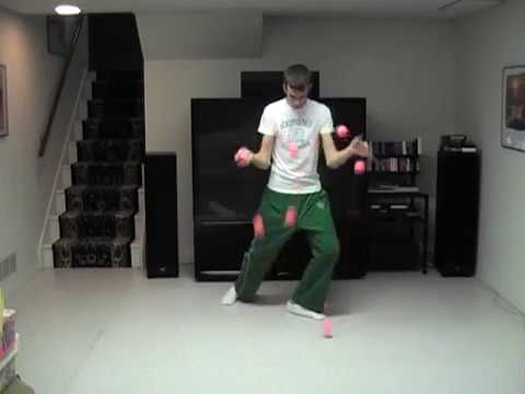 Bounce Juggling Tricks 3-9 Balls