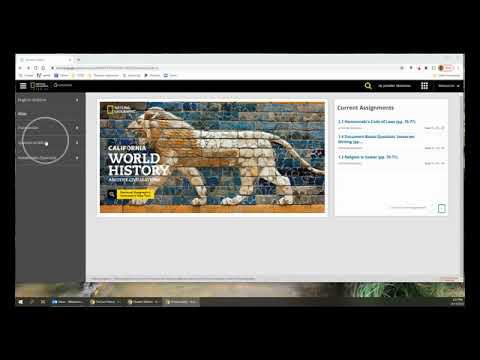 Ngl Sync Online Social Studies Textbook Tutorial