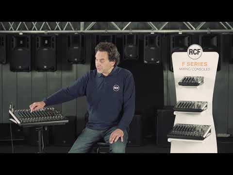 Презентация линейки микшерных пультов RCF F