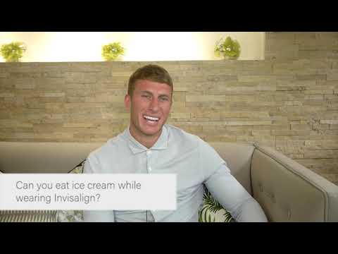 Can I eat ice cream whilst wearing Invisalign? | Oldham Orthodontics