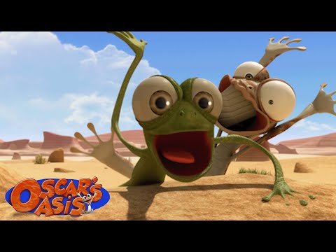 Oscar Takes Care of a Baby Lizard + More Oscars's Oasis Cartoons For Kids