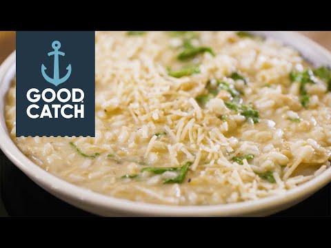 GOOD CATCH Plant-based Tuna Risotto with Lemon and Arugula 1min Recipe Video