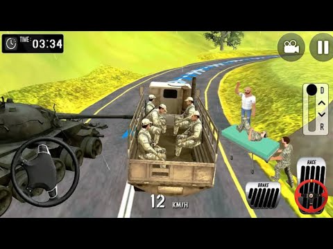 Troops Transport in Army Truck Driving Simulator | Android gameplay