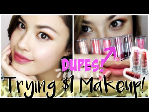 First Impressions ♥ Trying $1.00 Cosmetics + Korean Beauty Dupes Video