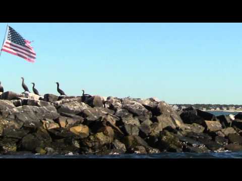 Mysterious stone island off West Dennis Beach