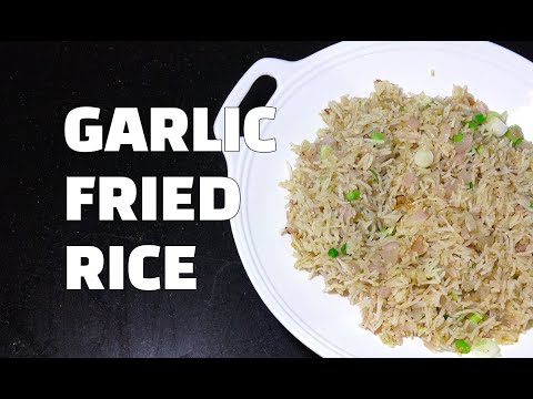 How to Make Garlic Fried Rice - Garlic Fried Rice Youtube - Vegan Fried Rice