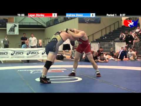 Logan Storley vs. Andrew Howe at 2013 ASICS University Nationals - FS