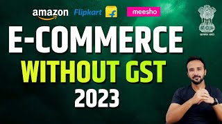 Start E-commerce Business without GST in 2023 | How to sell online without gst number?