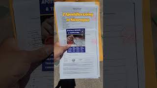 2 Apostilles Going to Nicaragua. Birth Certificate