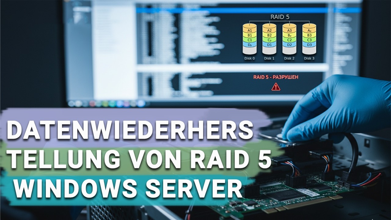 Wie man Daten von einem beschädigten RAID Windows Storage Spaces wiederherstellt Wie man Daten von einem beschädigten RAID Windows Storage Spaces wiederherstellt