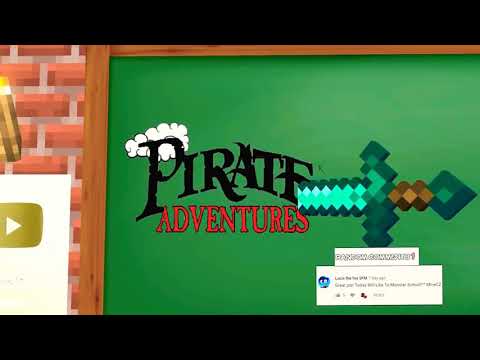 Monster school : pirate Adventures challenge (minecraft Animation)