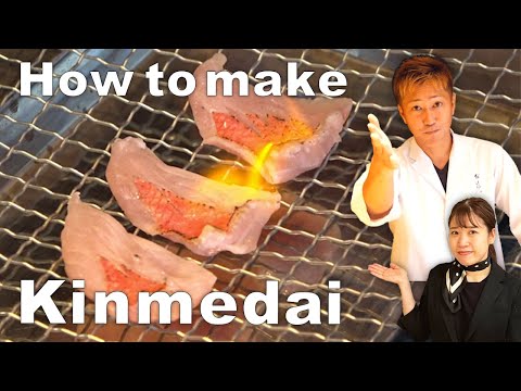 How to make Kinmedai (Golden-eye Snapper) Sushi by Michelin Sushi Chef
