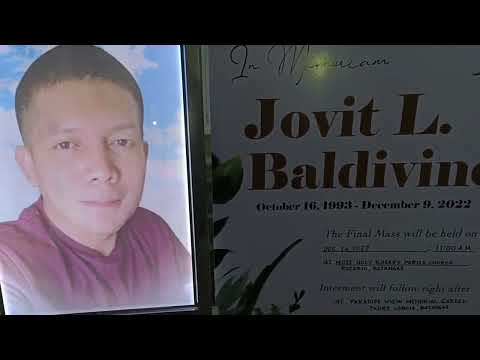 JOVIT L  BALDIVINO INTERMENT (OFFICIAL VIDEO)