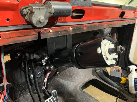 Jeep CJ7 Update 54 - Ididit Steering Column Install plus Hydraulic Clutch Master Cylinder