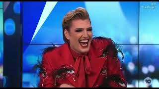 DRAG QUEEN Mocks Jesus on LIVE TV crude joke Australian tv show PRIME TIME Reuben Kaye