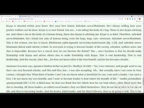 Śrīmad-Bhāgavatam 2.1.7 by Srila Prabhupada