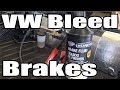 Classic VW BuGs How to Self Brake Bleeding Vintage Beetle Ghia Bus