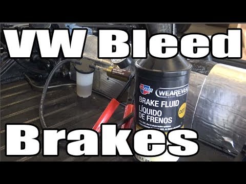 Classic VW BuGs How to Self Brake Bleeding Vintage Beetle Ghia Bus Volkswagen