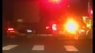 【車禍影片】汽車紅燈右轉，機車直行撞上（2023.06.29 新北市樹林區保安街二段