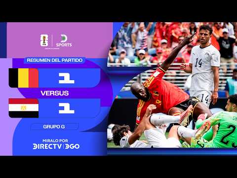 ملخص مباراة بلجيكا ضد مصر بتاريخ 2026-06-15