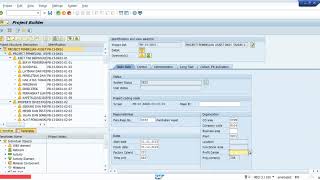 Tutorial SAP PTPN -   CJ20N Create Project PB