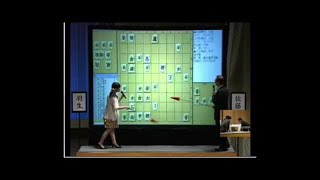 将棋 羽生善治 歩以外の持ち駒全て使い猛然と羽生玉に襲いかかる佐藤九段！しかし羽生玉スルスルと上部へ。第19回富士通杯達人戦決勝 羽生二冠対佐藤九段!