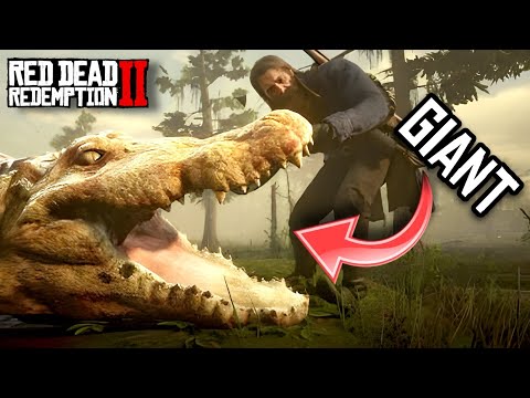 Hunting GIANT Crocodile Gone Wrong In Red Dead Redemption 2