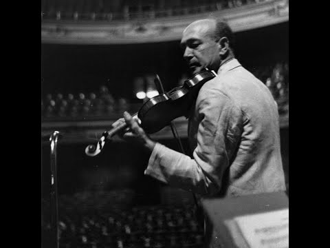 Bloch:   Violin concerto  -  Joseph Szigeti, violino; Willem Mengelberg, direttore