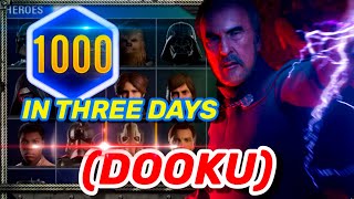 How To MAX Count DOOKU In THREE DAYS!! (if you’re sane, probably four)