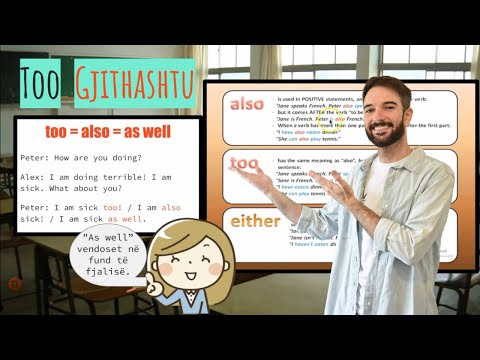 Mëso Anglisht: Mësimi 4