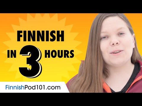 Learn Finnish in 3 Hours: Basics of Finnish Speaking for Beginners