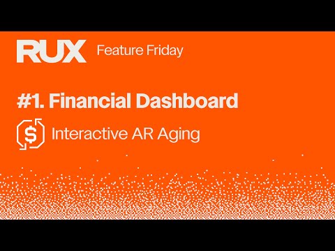 Feature Friday Episode 1: Financial Dashboard - Interactive AR Aging