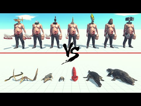 Updated Hulk Team Vs Reptiles Faction ARBS | Animal Revolt Battle Simulator