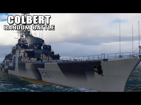 Colbert: fighting battleship in cyclone